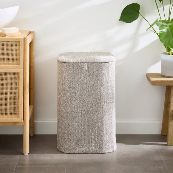 Modern 72L Bouclé Laundry Hamper