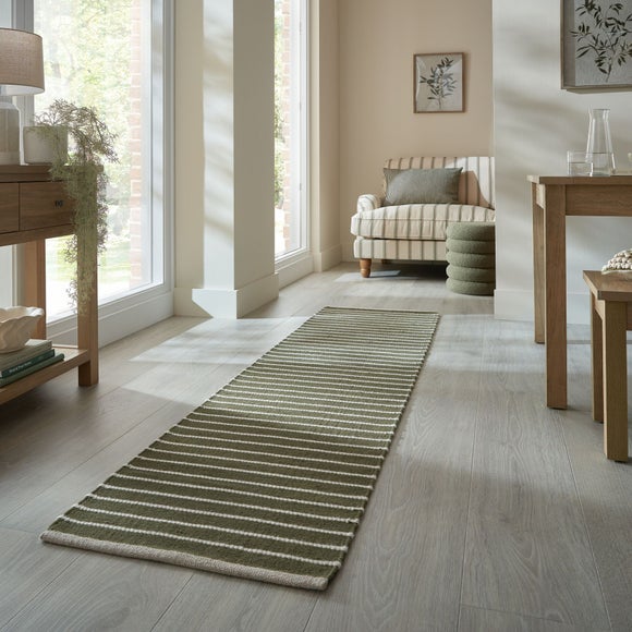 Seb Striped Wool Hallway Runner