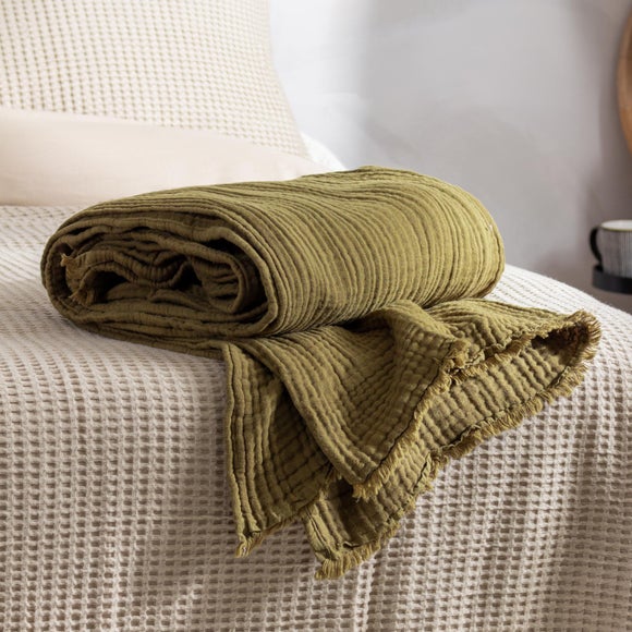 Lark Cotton Textured Sofa Throw