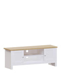 Vida Designs Arlington 2-Door TV Unit – White & Oak